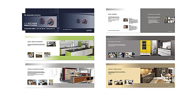 Grafik Design Prospekt Firmenbroschüre