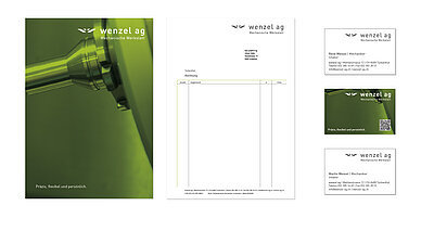 Grafik Design Briefschaft Wenzel AG