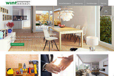 Website Wintimmo Immobilien Winterthur