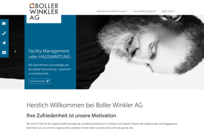 Website Boller Winkler AG