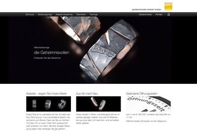 Website Goldschmiede Kistler