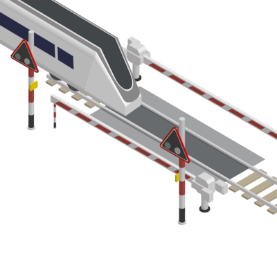 technische Illustration, Farbillustration, Bahn